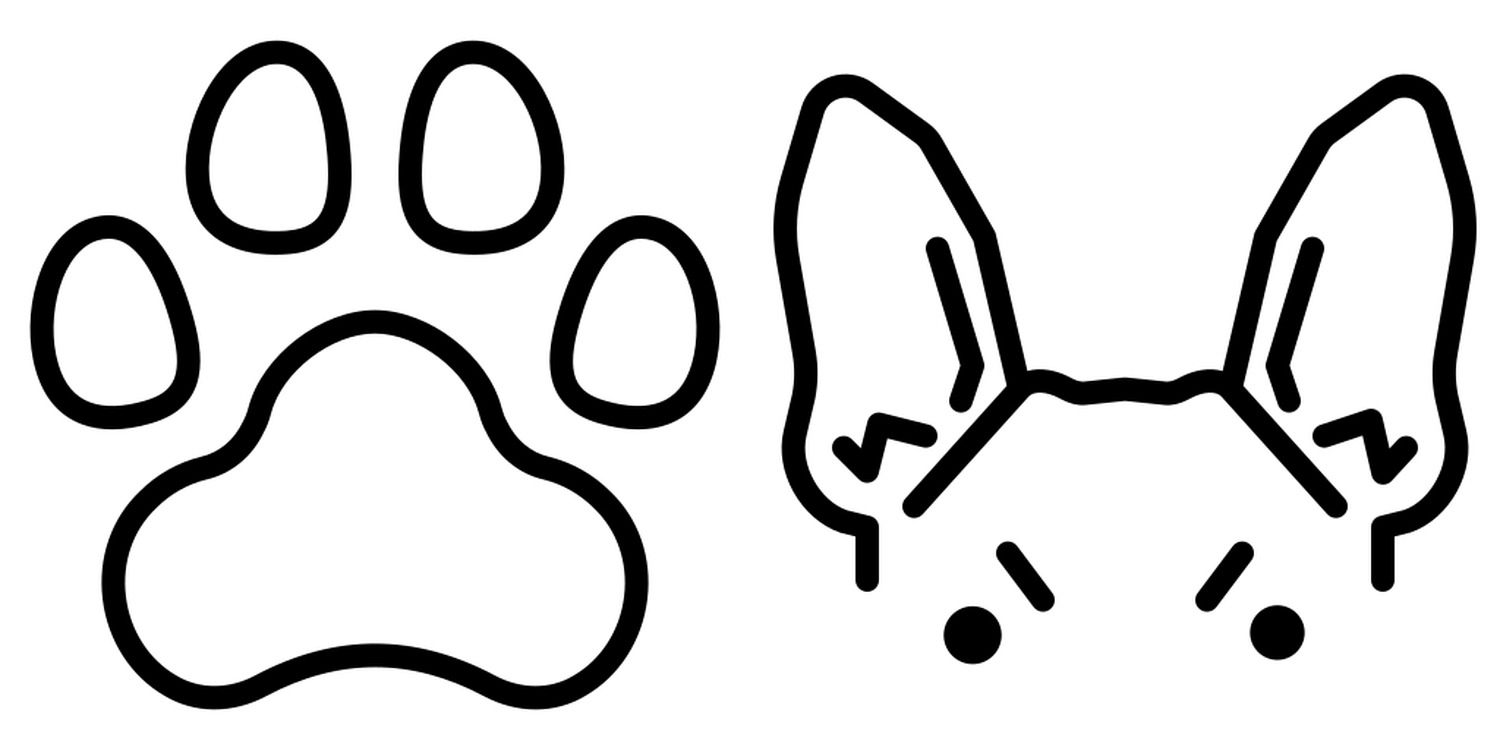 Pfotenfreundin - Hundesalon - Hunde-Nagelpolierer-Symbol