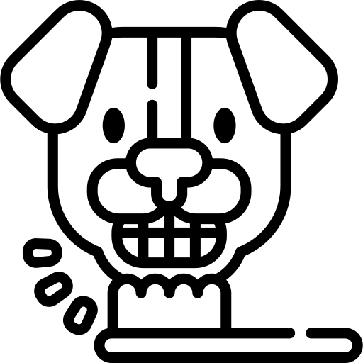 Pfotenfreundin - Hundesalon - Symbol für Hundezähneputzen